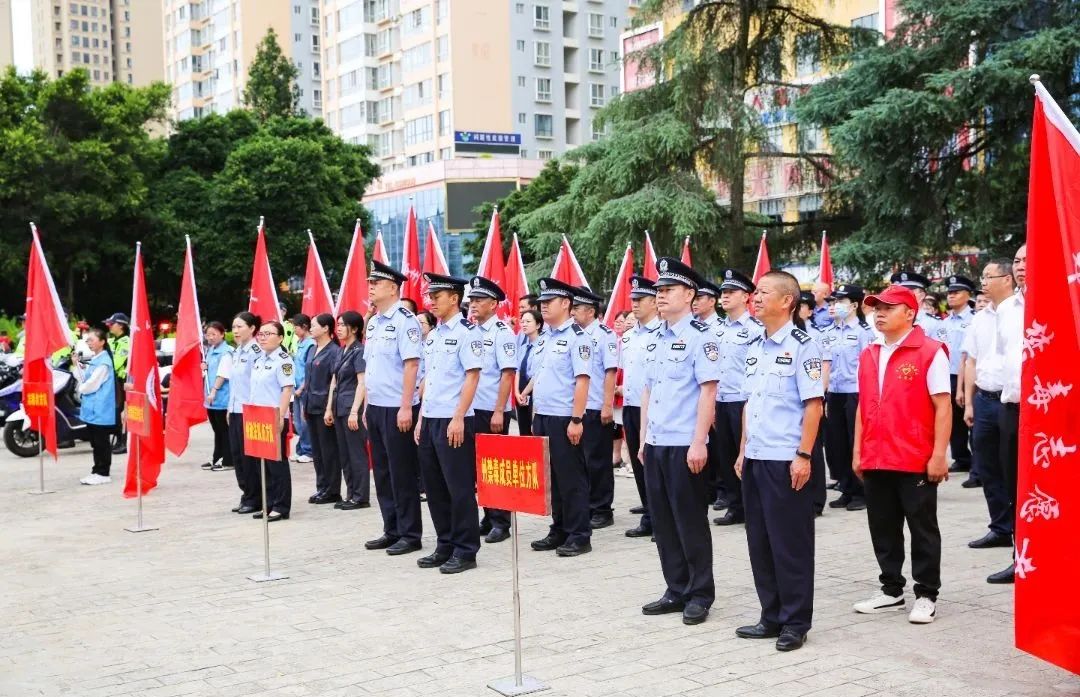 活動(dòng)現場(chǎng)。文山警方供圖