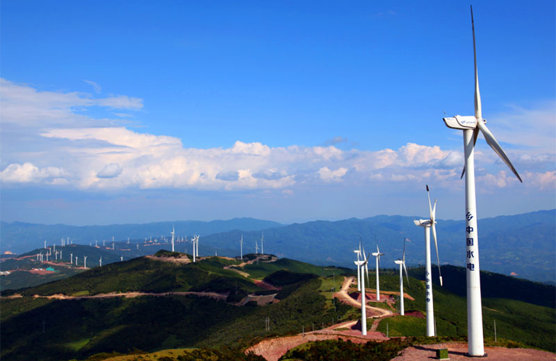 大理者磨山風電場。