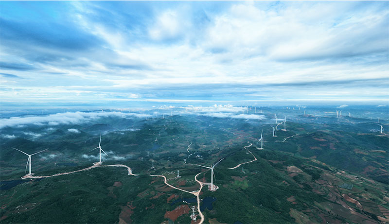 文山丘北錦屏西風電項目。